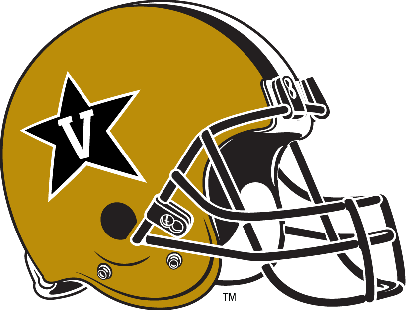 Vanderbilt Commodores 2008-Pres Helmet Logo diy DTF decal sticker